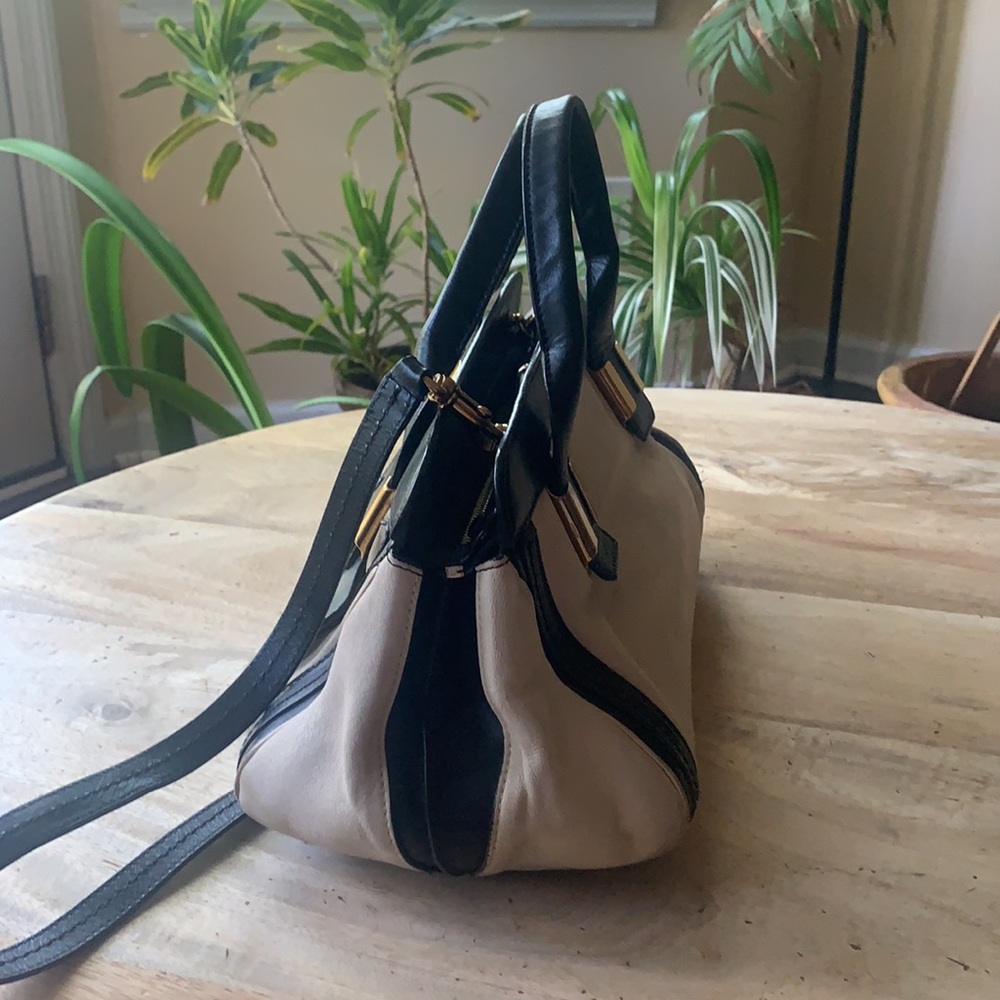 CHLOร Alice 2-Way Leather Satchel/Crossbody Bag - Picture 3 of 15